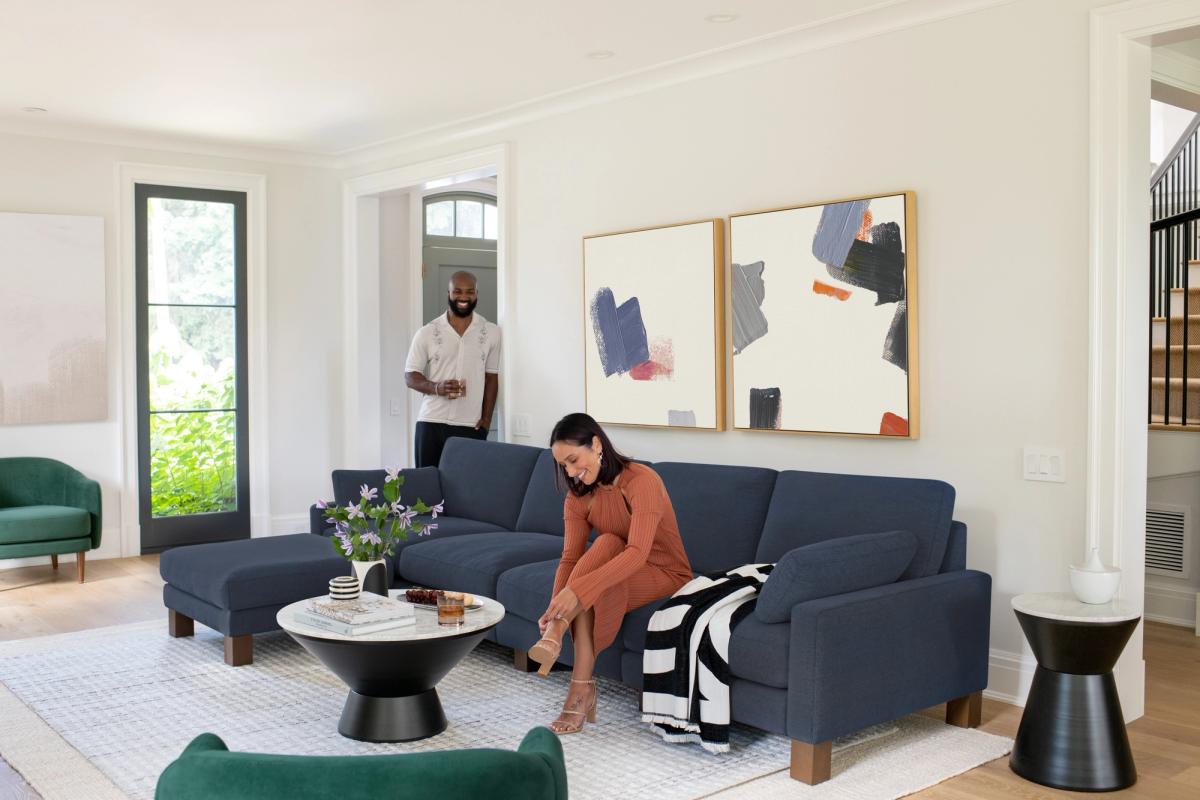G Furniture Union Modular Sofa