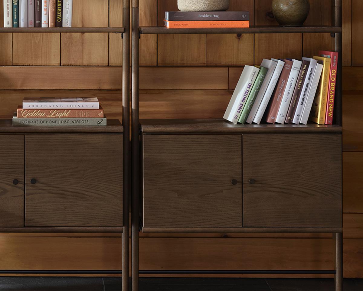 G Furniture Title Wall Desk – Modular Mid-Century Storage & Desk System