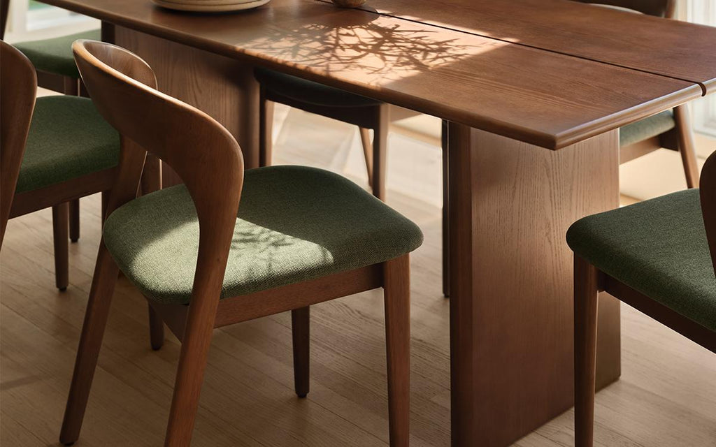 G Furniture Sonnet Dining Chairs (Set of 2) - Upholstered Curved Back Chairs