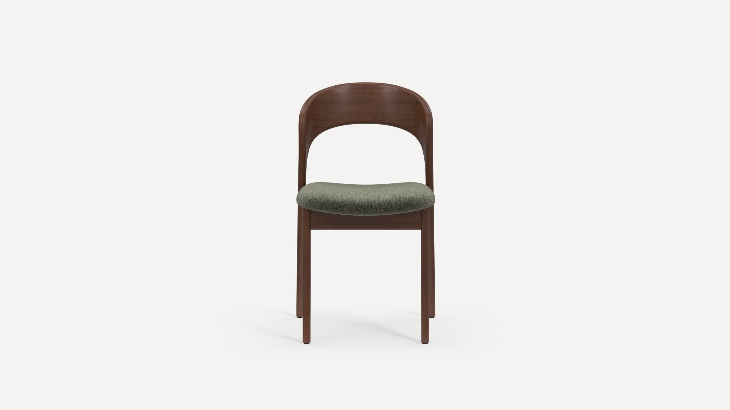 G Furniture Sonnet Dining Chairs (Set of 2) - Upholstered Curved Back Chairs