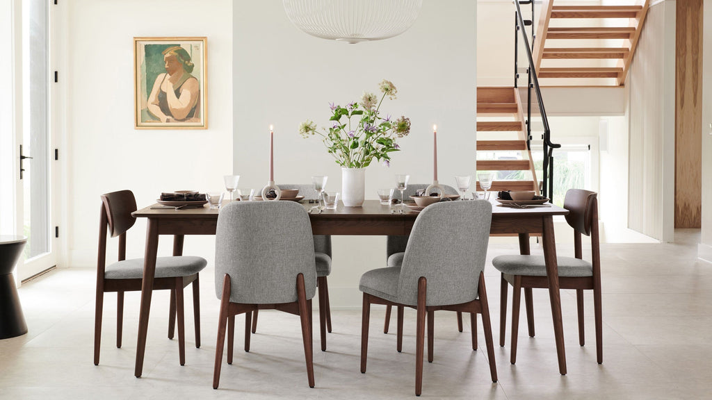 G Furniture Haiku Dining Chairs (Set of 2) – Classic Bistro Style with Ergonomic Wood Back
