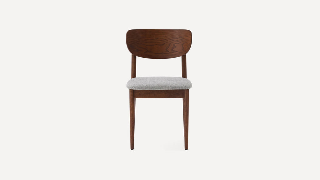 G Furniture Haiku Dining Chairs (Set of 2) – Classic Bistro Style with Ergonomic Wood Back
