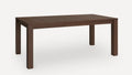 G Furniture Harvest Extendable Dining Table, wood and extension leaf to 79 inches