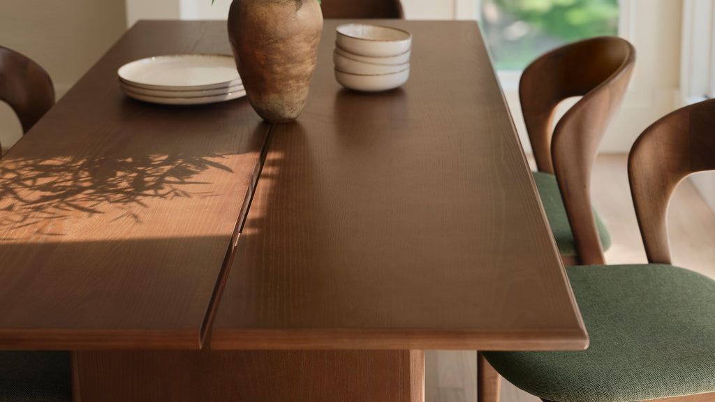 G Furniture Gallery Dining Table – Modern Slab Table for Six