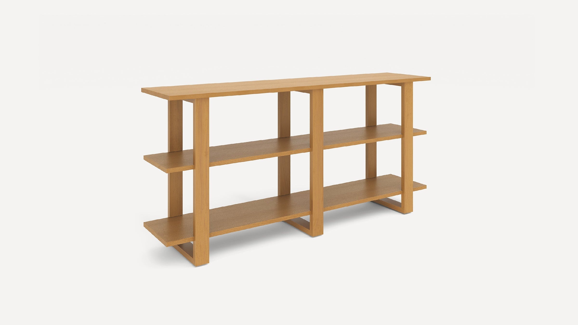 G Furniture Index Console minimalist wooden console table with clean lines and no ornamentation