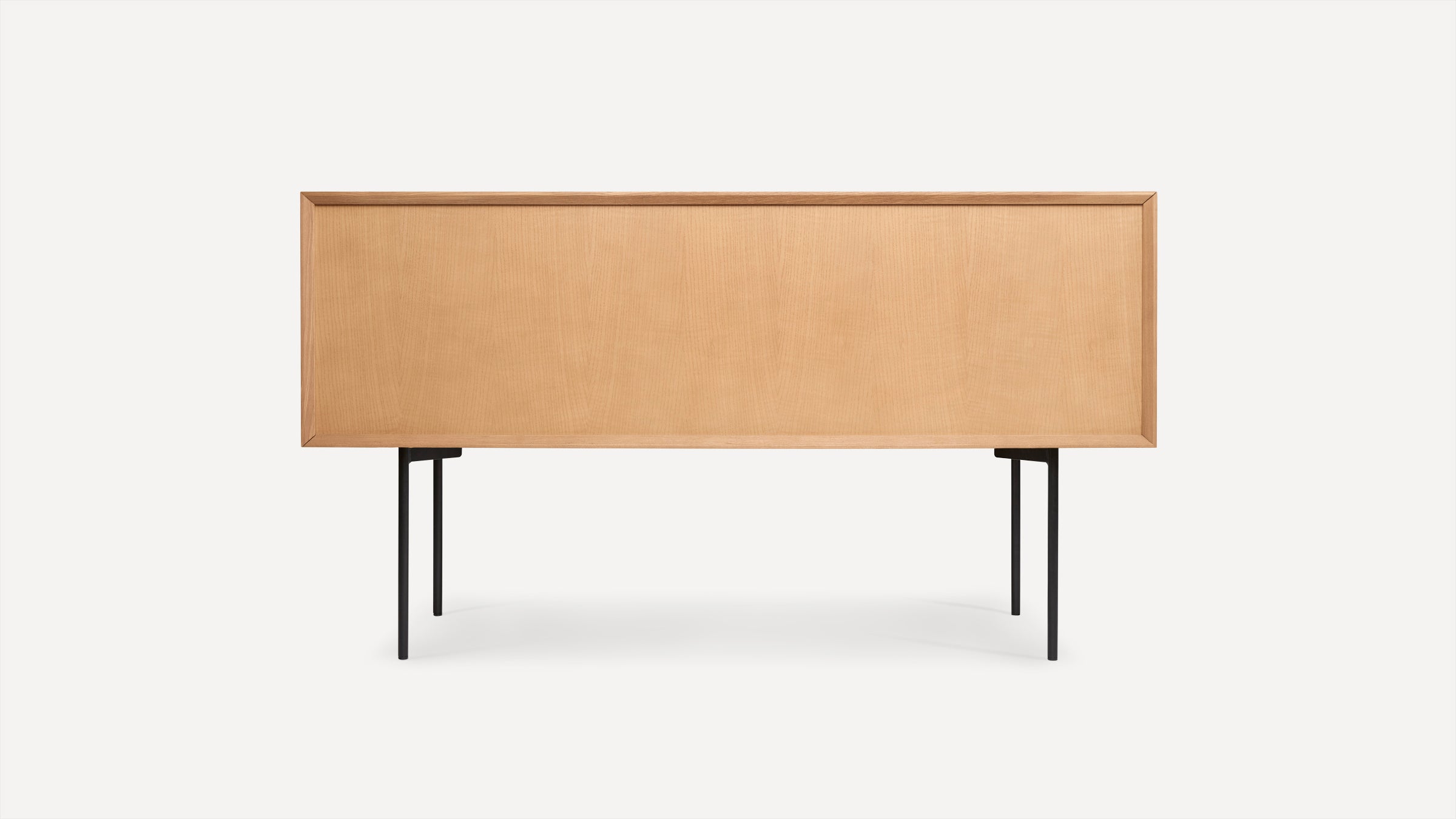 G Furniture Carta Credenza – Modern Storage Cabinet with Reversible Doors