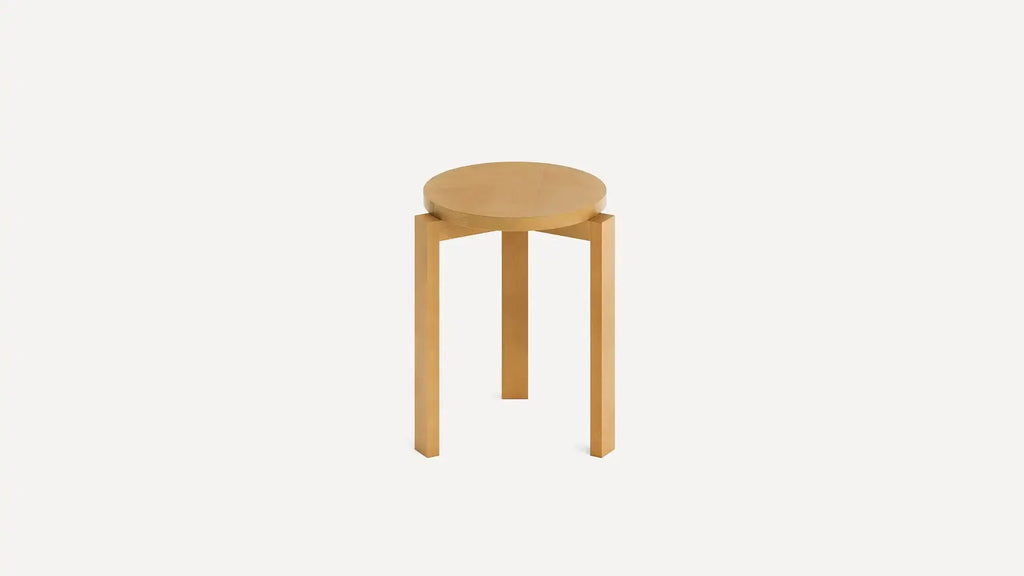 G Furniture Index Stool minimalist wooden stool for modern living as plant stand or side table