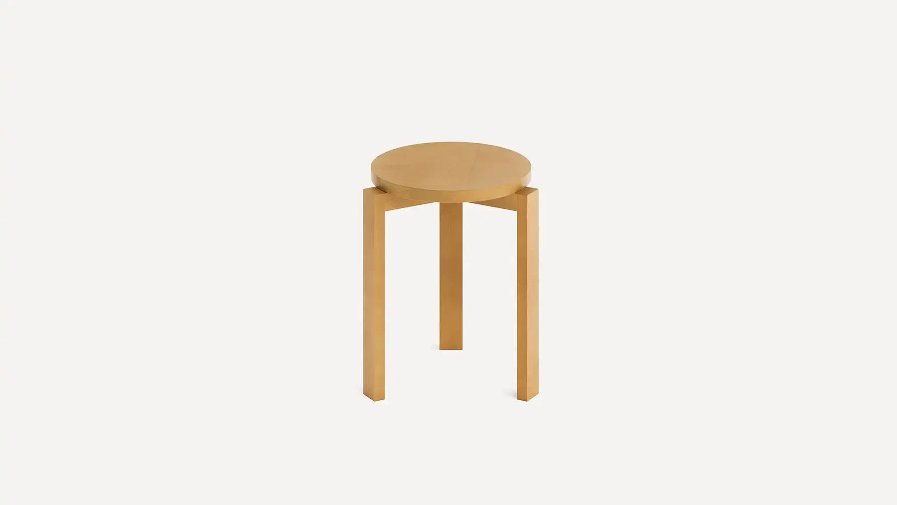 G Furniture Index Stool minimalist wooden stool for modern living as plant stand or side table