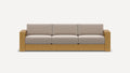 G Furniture Crest 3-Seat Sofa – Upholstered Living Room Sofa