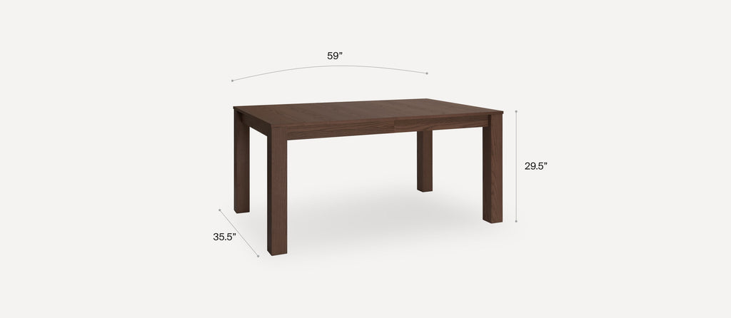 G Furniture Harvest Extendable Dining Table (59 to 79 Inches)