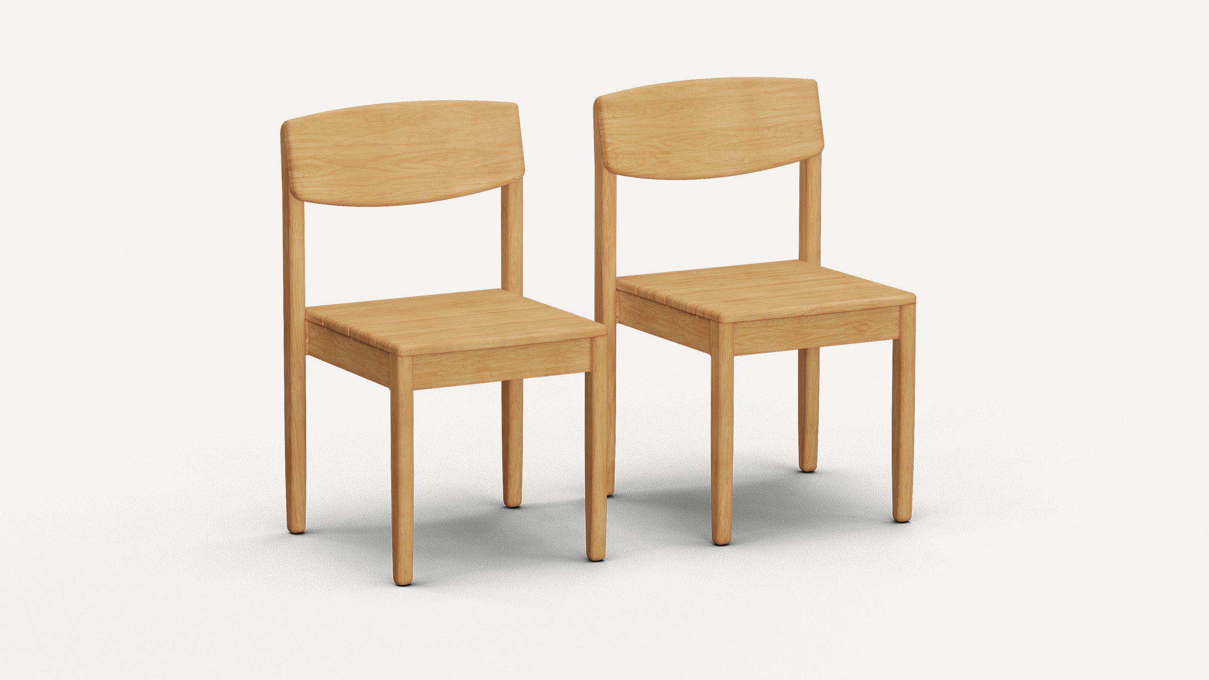 G Furniture Dunes Teak Dining Chairs Set of 2 outdoor patio seating in mid-century style