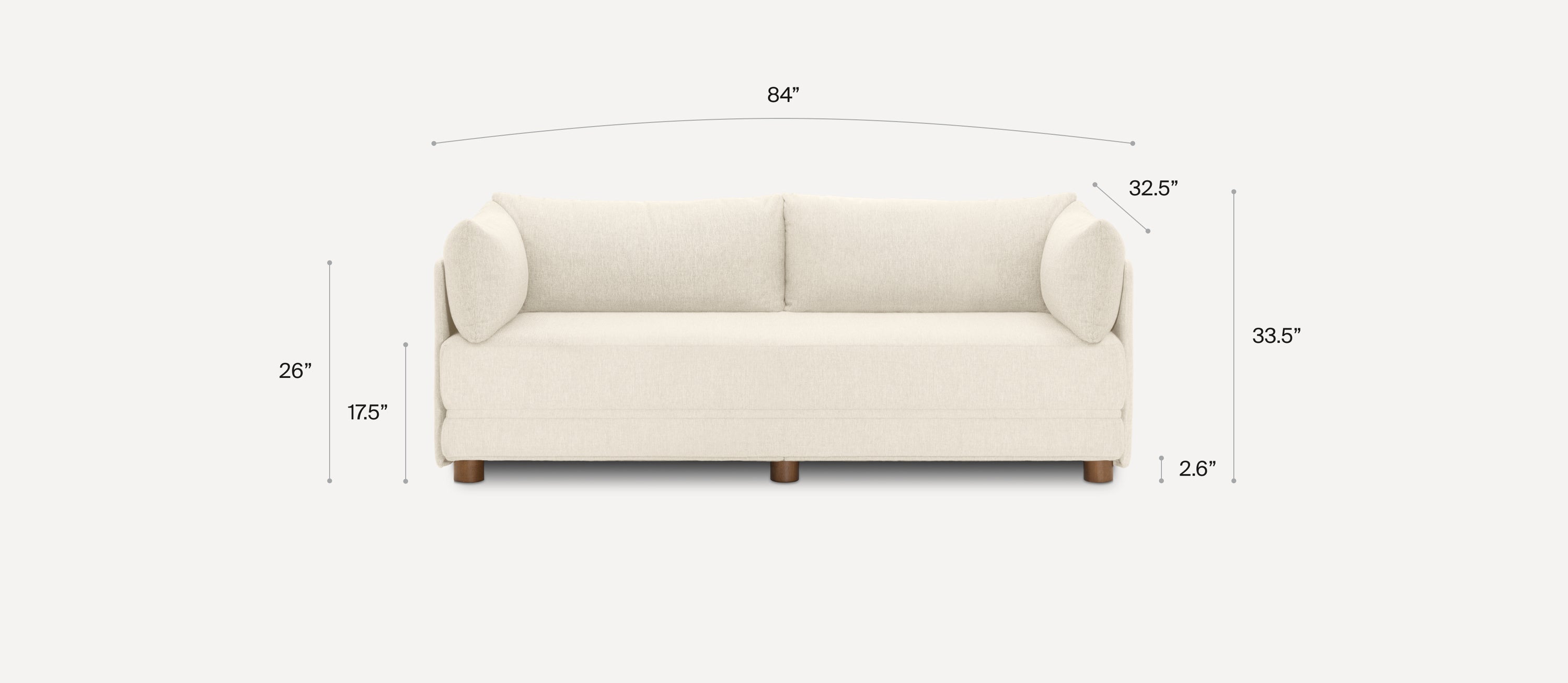 G Furniture Shift Queen Sleeper Sofa