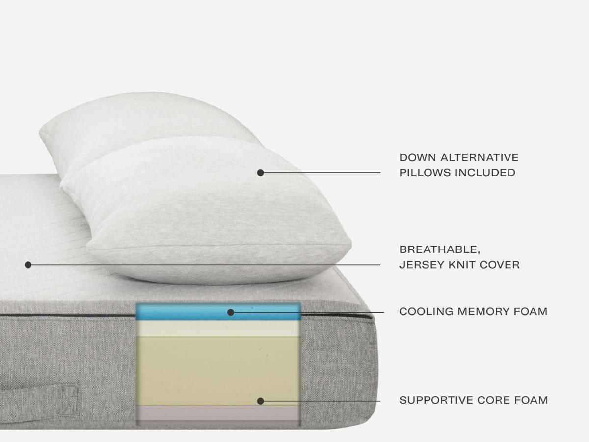 G Furniture Span Storage Chaise – Modern Queen Sleeper Sofa with Reversible Chaise